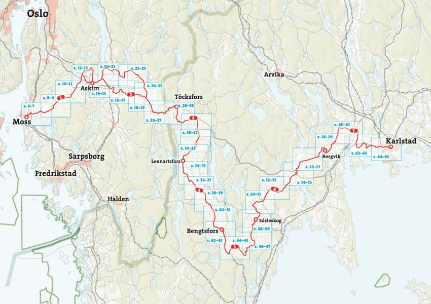 Cykelatlas Unionsleden 1:50 000, view: 2