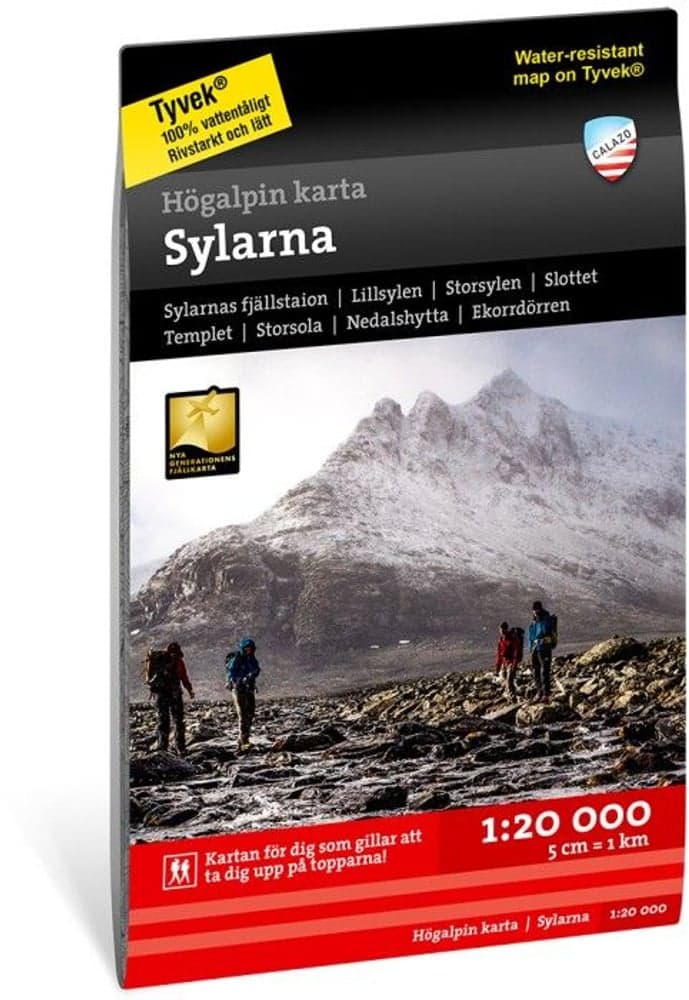 Högalpin Karta Sylarna 1:20 000, view: 0