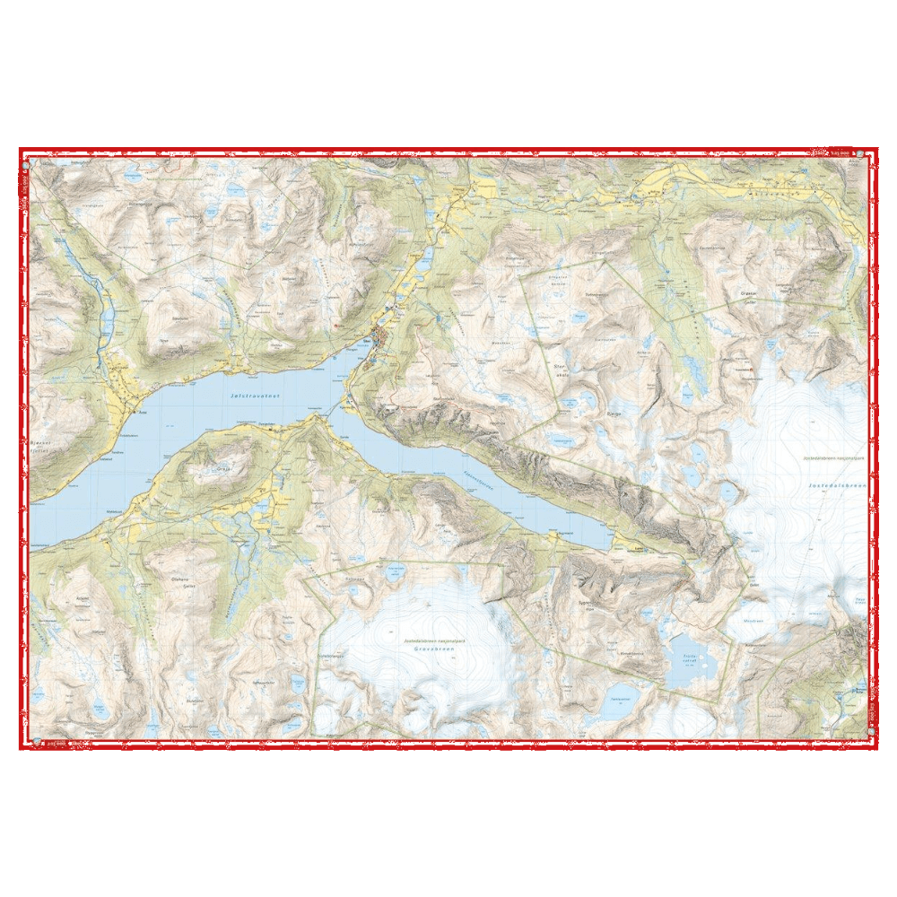 Høyfjellskart Jölster 1:25 000, view: 3