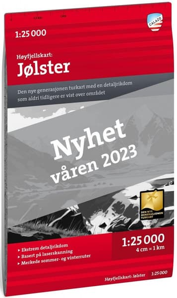Høyfjellskart Jölster 1:25 000, view: 0