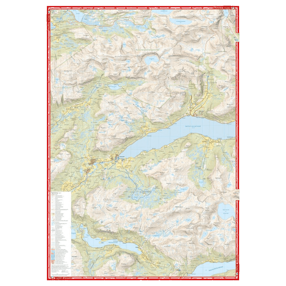 Høyfjellskart Jölster 1:25 000, view: 2