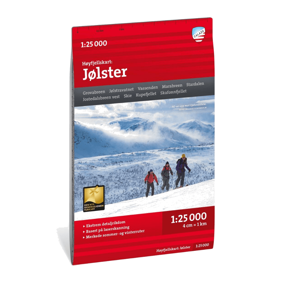 Høyfjellskart Jölster 1:25 000, view: 0