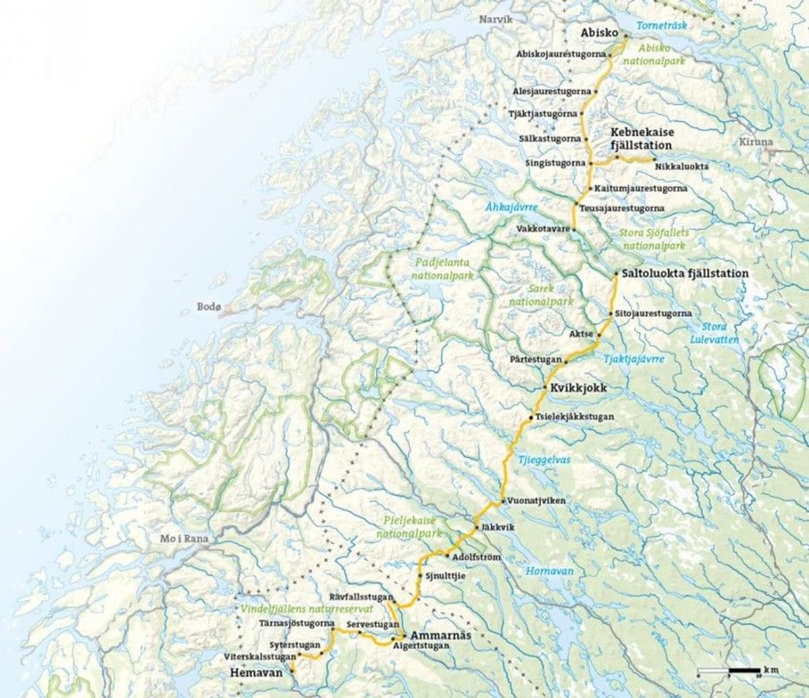 Friluftsatlas Kungsleden 1:50 000, view: 2