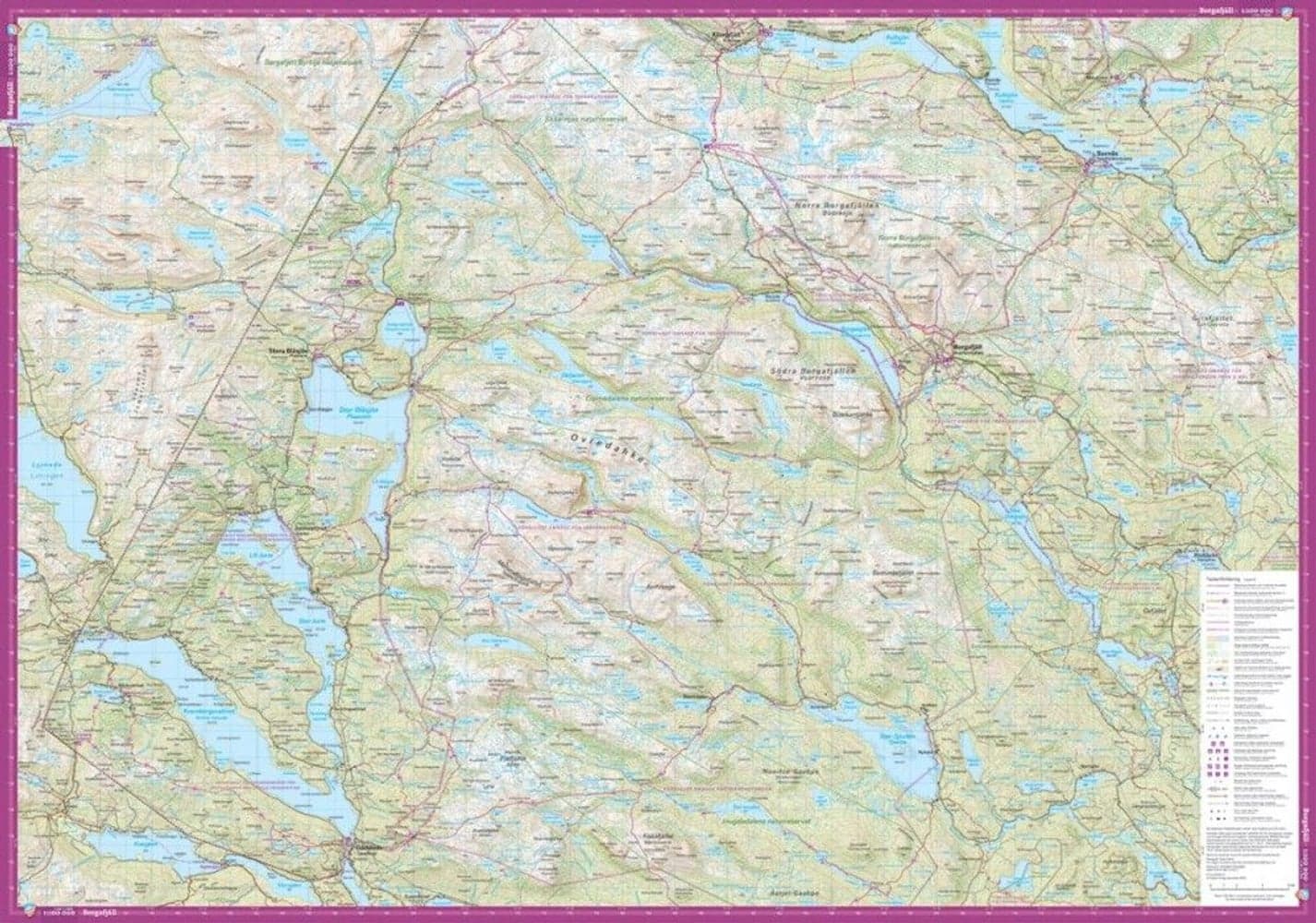 Kittelfjäll & Borgafjäll 1:100000, view: 3