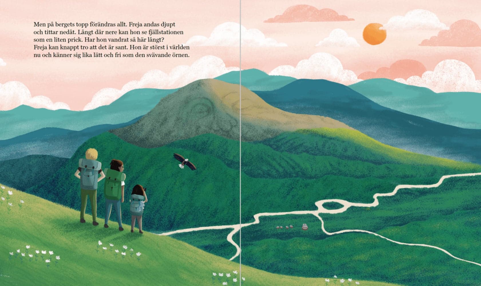 Frejas första fjällvandring, view: 2