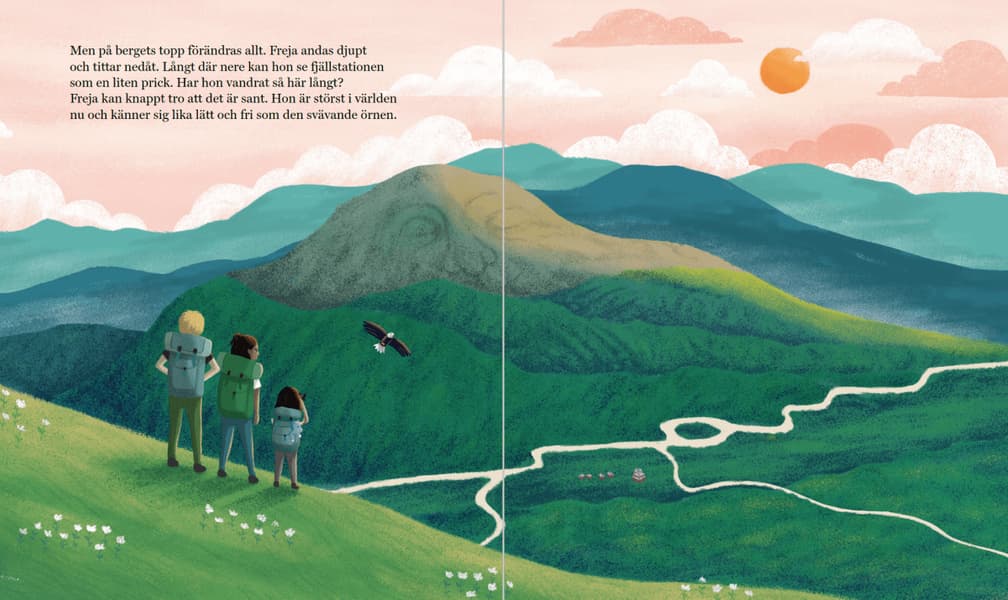 Frejas första fjällvandring, view: 2