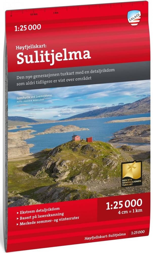 Høyfjellskart Sulitjelma 1:25 000, view: 0
