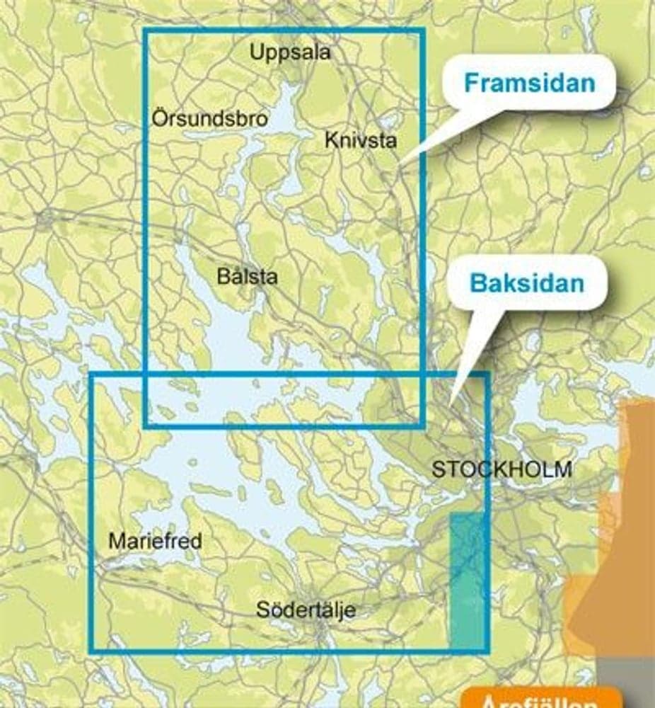 Sjö- & Kustkarta Östra Mälaren, view: 1