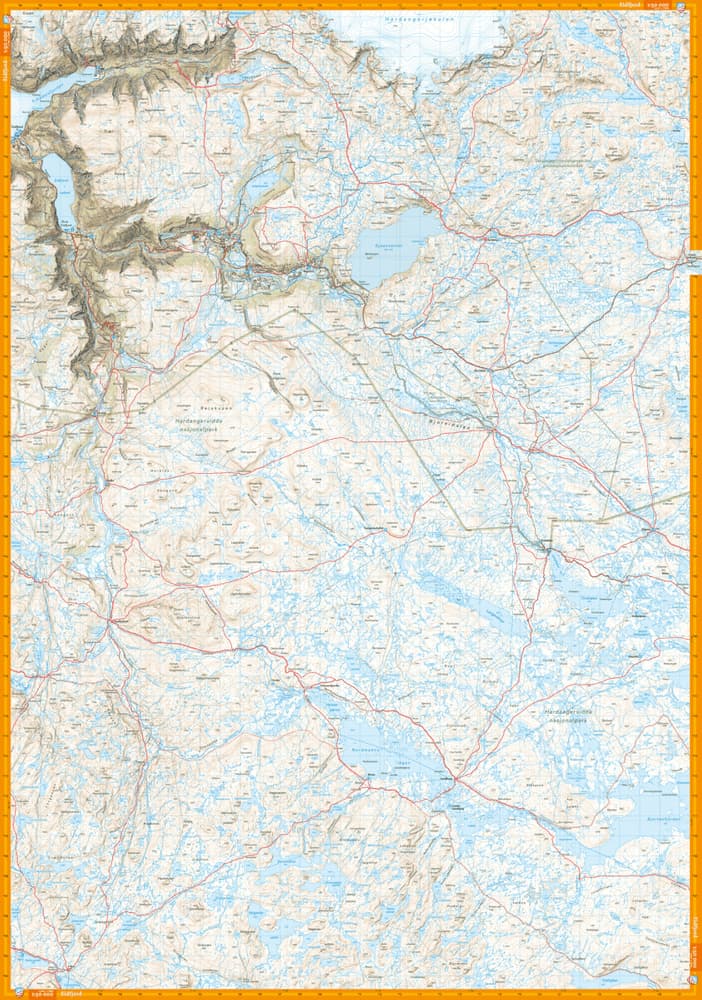 Turkart Hardangervidda nord 1:50 000, view: 2