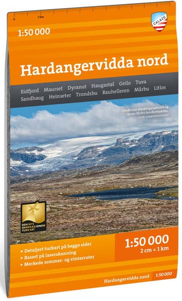 Turkart Hardangervidda nord 1:50 000, view: 0