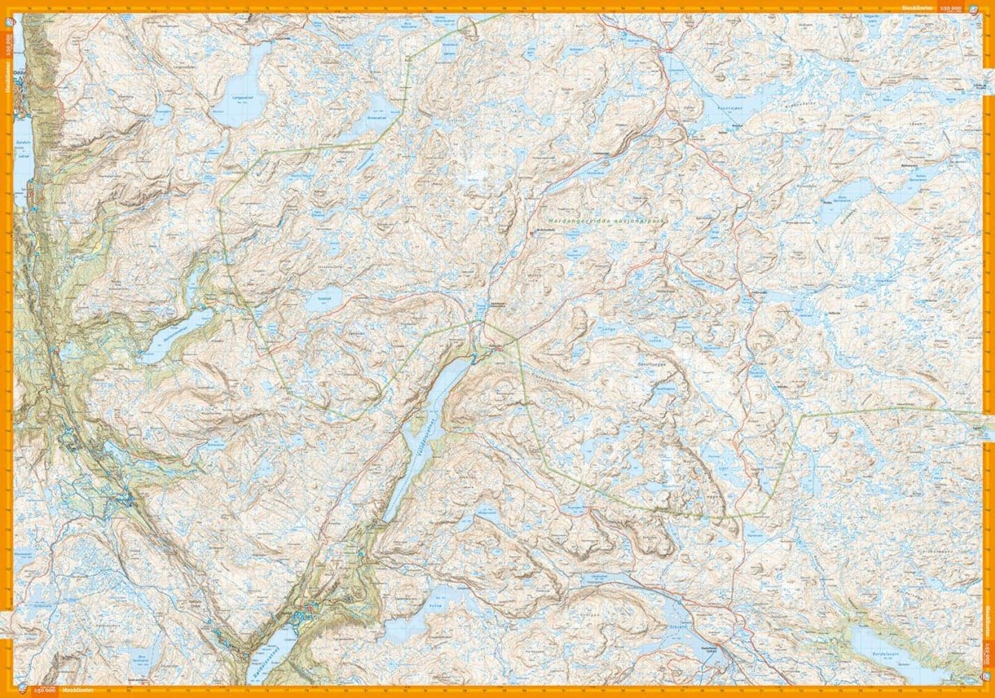 Turkart Hardangervidda sør 1:50 000, view: 1