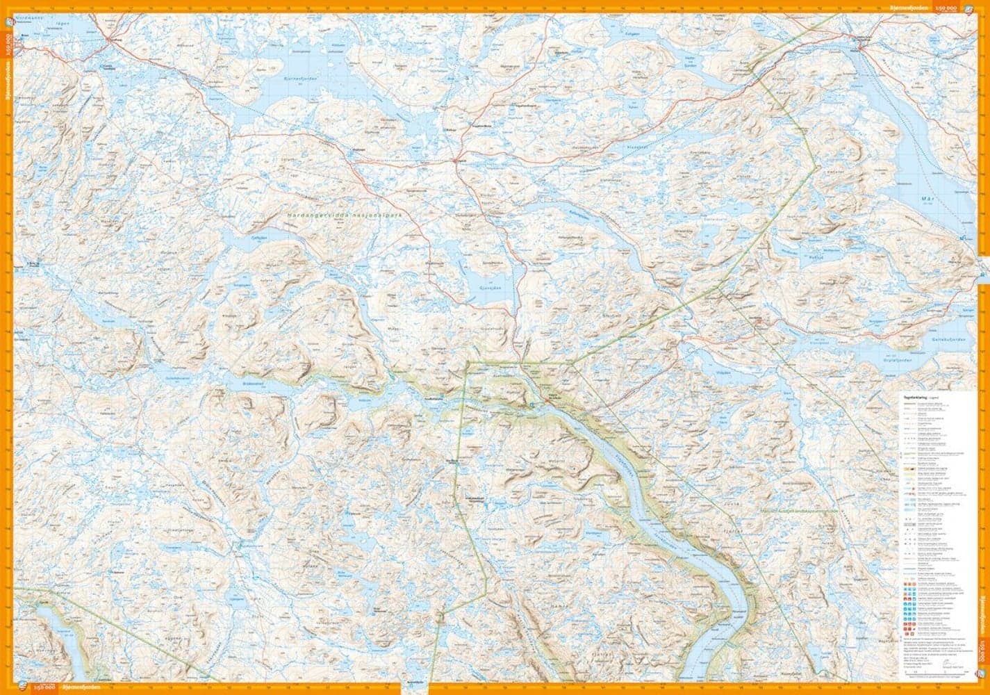 Turkart Hardangervidda sør 1:50 000, view: 2