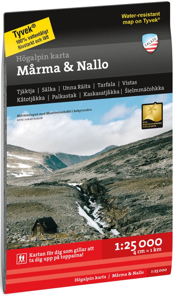 Högalpin karta: Mårma & Nallo 1:25 000, view: 0