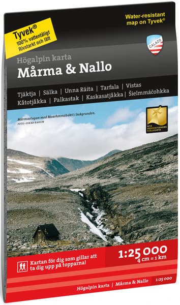 Högalpin karta: Mårma & Nallo 1:25 000, view: 0