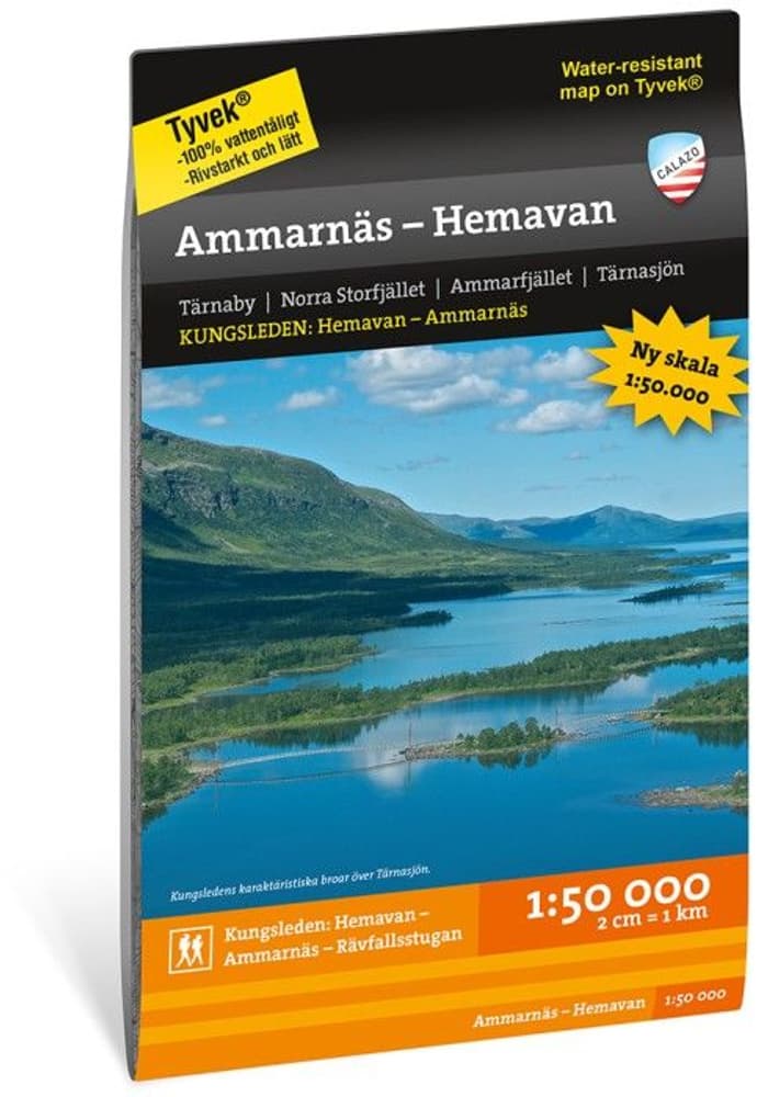 Fjällkarta Ammarnäs - Hemavan 1:50 000, view: 0