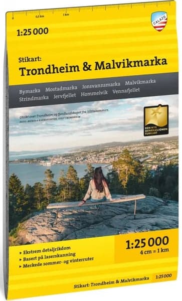 Stikart Trondheim & Malvikmarka 1:25 000, view: 0
