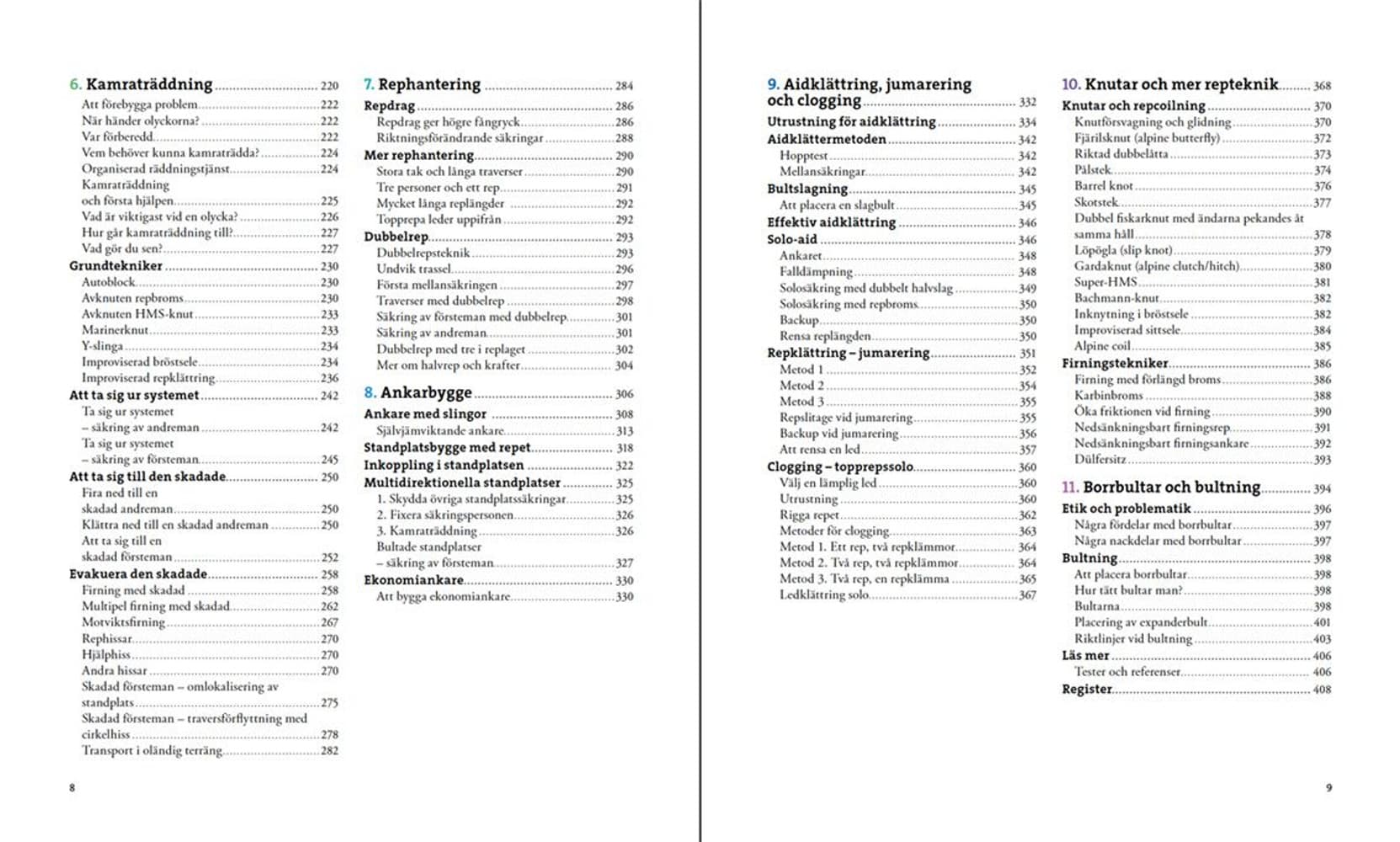 Avancerad klättring och repteknik, view: 2