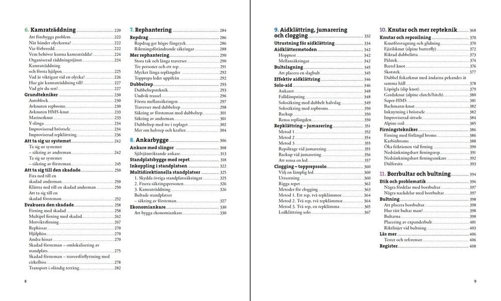 Avancerad klättring och repteknik, view: 2
