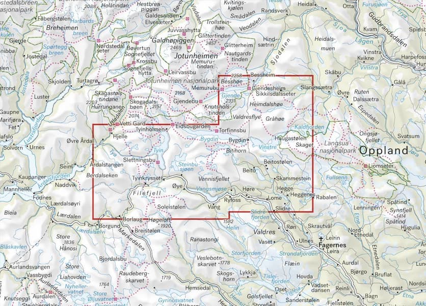 Turkart Beitostølen & Filefjell 1:50 000, view: 1