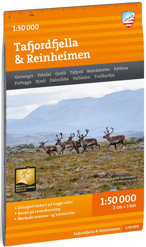 Turkart Tafjordfjella & Reinheimen 1:50 000, view: 0