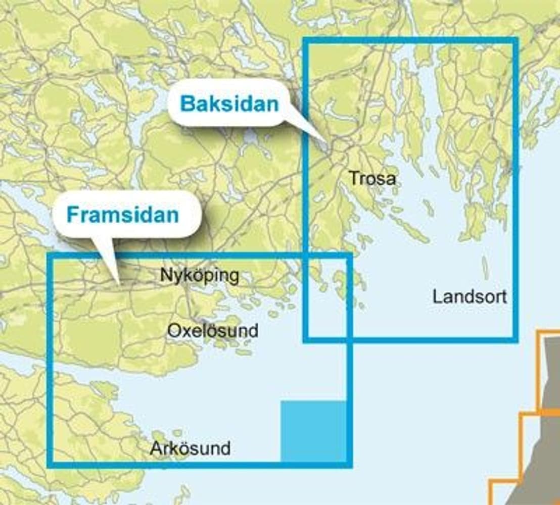 Sjö- & Kustkarta Sörmlands skärgård, view: 1