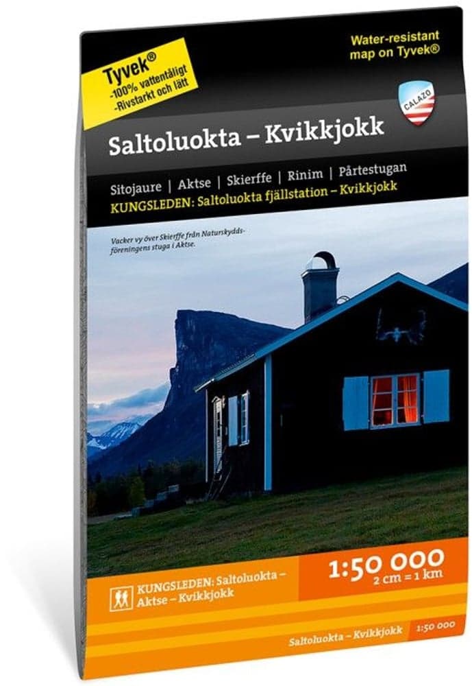 Fjällkarta Saltoluokta - Kvikkjokk 1:50 000, view: 0