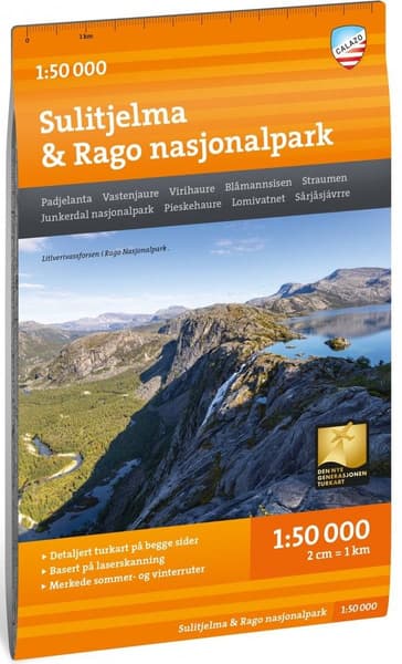 Turkart Sulitjelma & Rago Nasjonalpark 1:50 000, view: 0