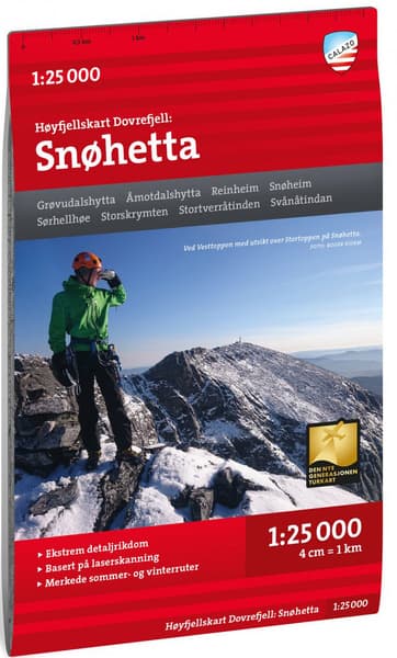 Høyfjellskart Dovrefjell: Snøhetta 1:25 000, view: 0