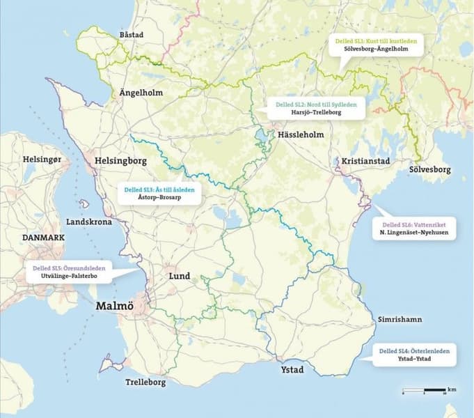 Friluftsatlas Skåneleden 1:50 000 3:e upplagan, view: 1