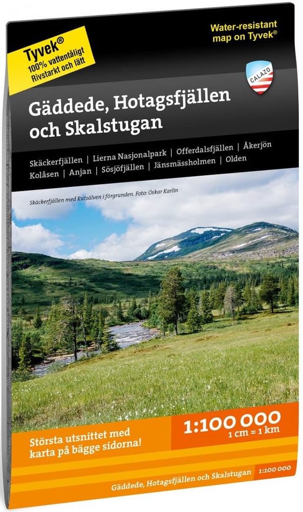 Gäddede, Hotagsfjällen och Skalstugan 1:100 000, view: 0