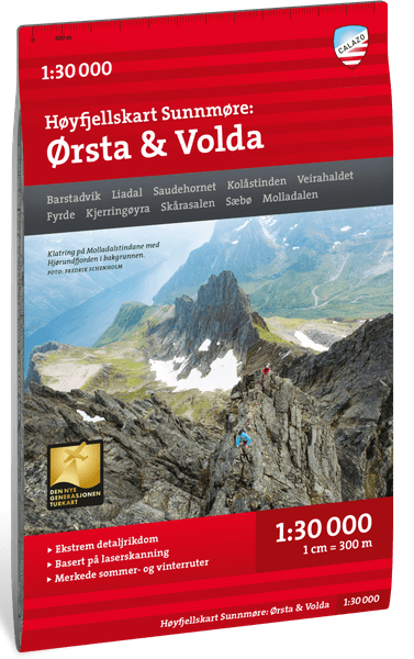 Høyfjellskart Sunnmøre: Ørsta & Volda 1:30 000, view: 0