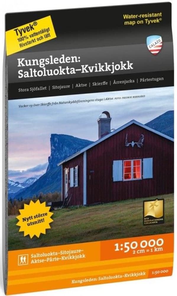 Kungsleden: Saltaluokta - Kvikkjokk 1:50.000 (2nd ed), view: 0