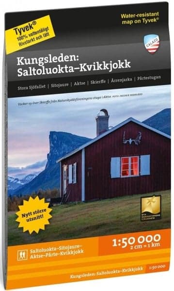 Kungsleden: Saltaluokta - Kvikkjokk 1:50.000 (2nd ed), view: 0