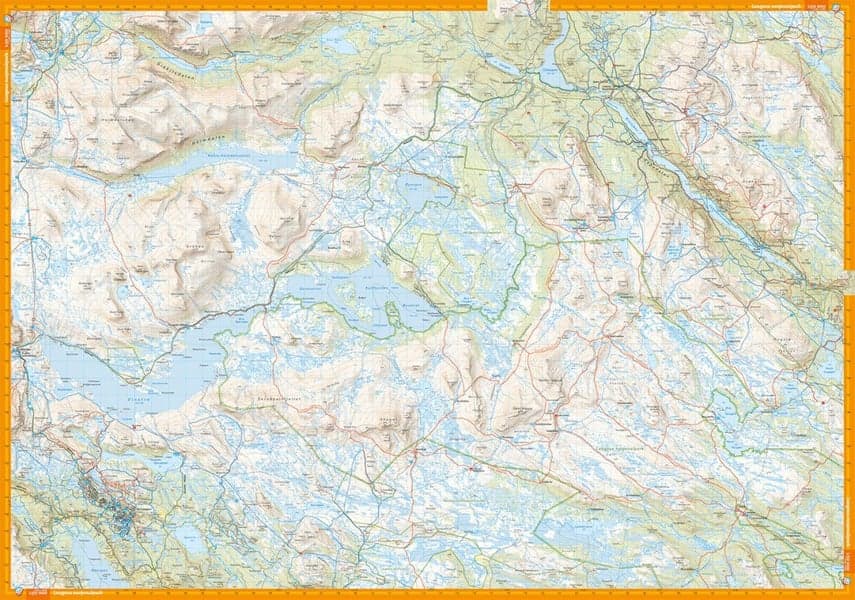 Turkart Langsua Nasjonalpark och Spåtind 1:50 000, view: 4