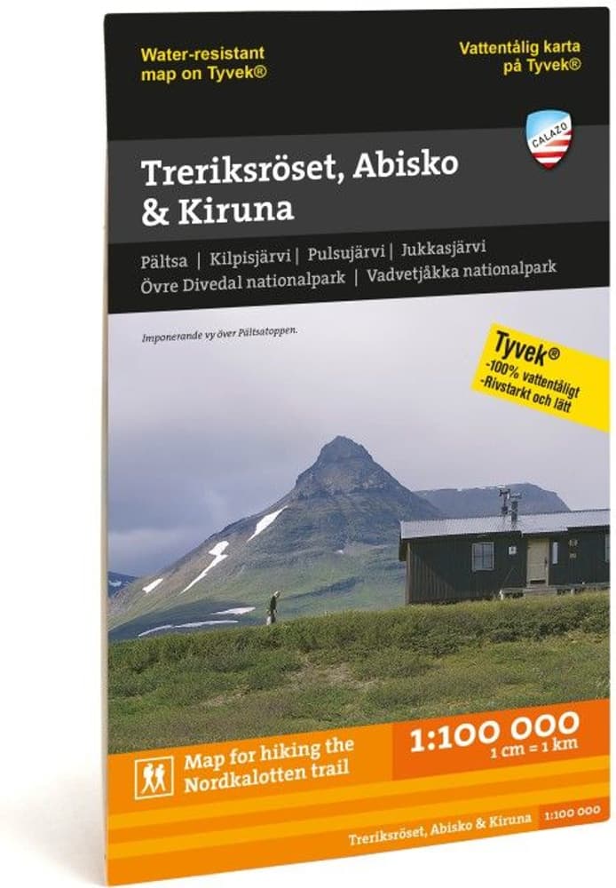 Fjällkarta Treriksröset, Abisko & Kiruna 1:100 000, view: 0