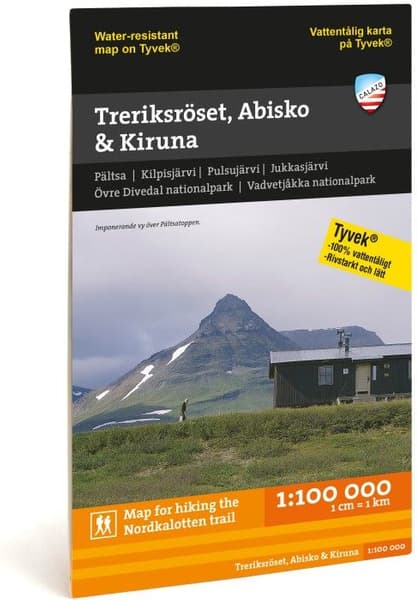 Fjällkarta Treriksröset, Abisko & Kiruna 1:100 000, view: 0