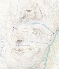 Högalpin Karta Storulvån & Snasahögarna 1:20 000 - view: 1