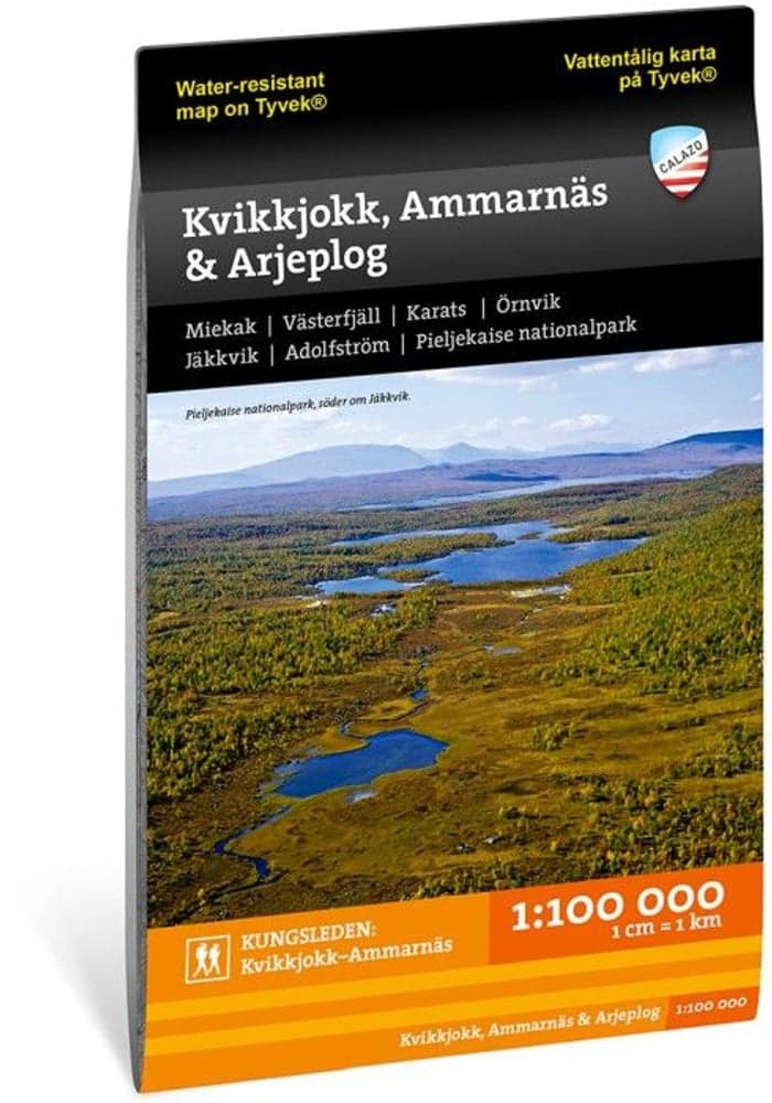 Fjällkarta Kvikkjokk, Ammarnäs & Arjeplog 1:100 000, view: 0