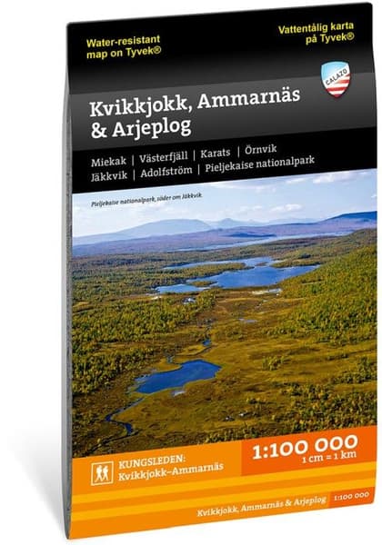 Fjällkarta Kvikkjokk, Ammarnäs & Arjeplog 1:100 000, view: 0