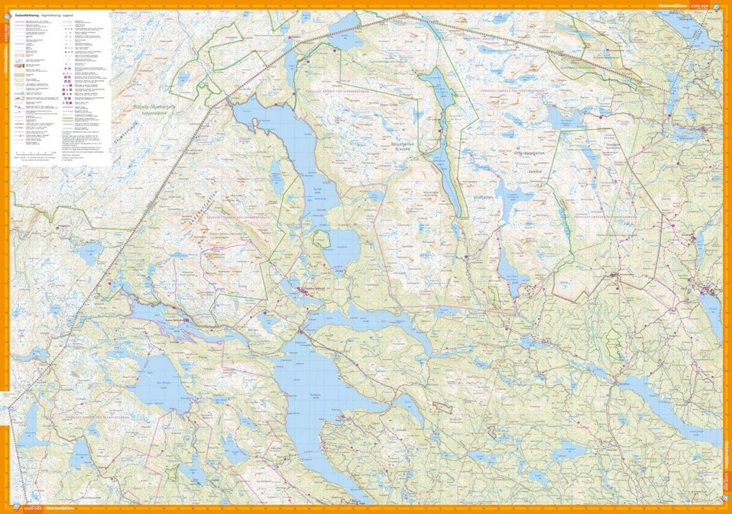 Gäddede, Hotagsfjällen & Skäckerfjällen 1:100000, view: 2