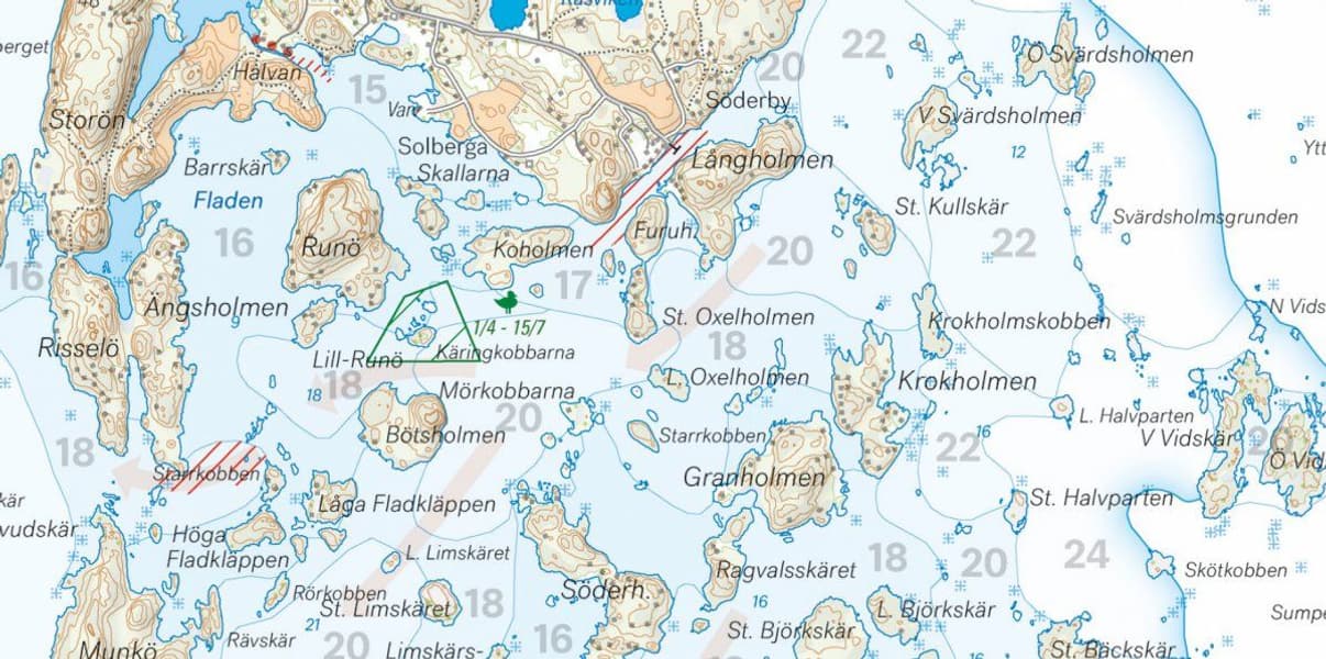 Skridskokarta Stockholms skärgård norra 1:50 000, view: 2
