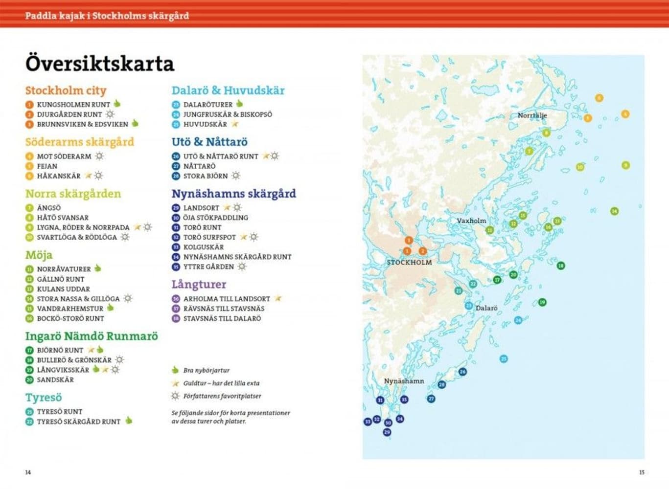 Paddla kajak i Stockholms skärgård, 3:e upplagan, view: 2