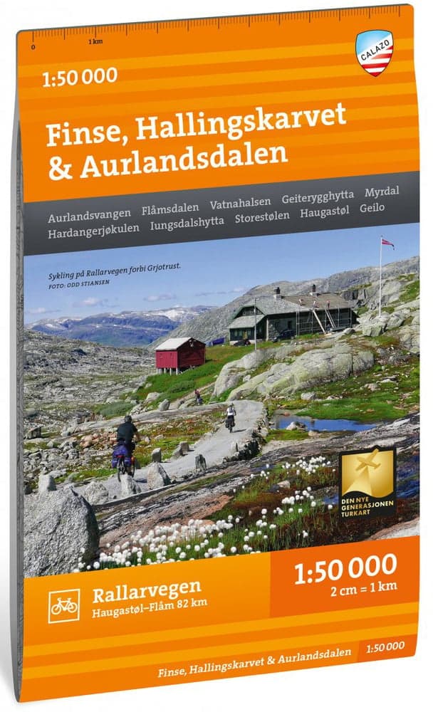 Turkart Finse, Hallingskarvet & Aurlandsdalen, 1:50 000, view: 0