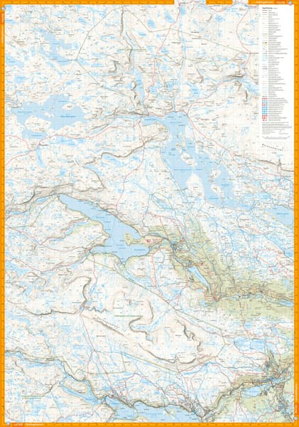 Turkart Finse, Hallingskarvet & Aurlandsdalen, 1:50 000, view: 2