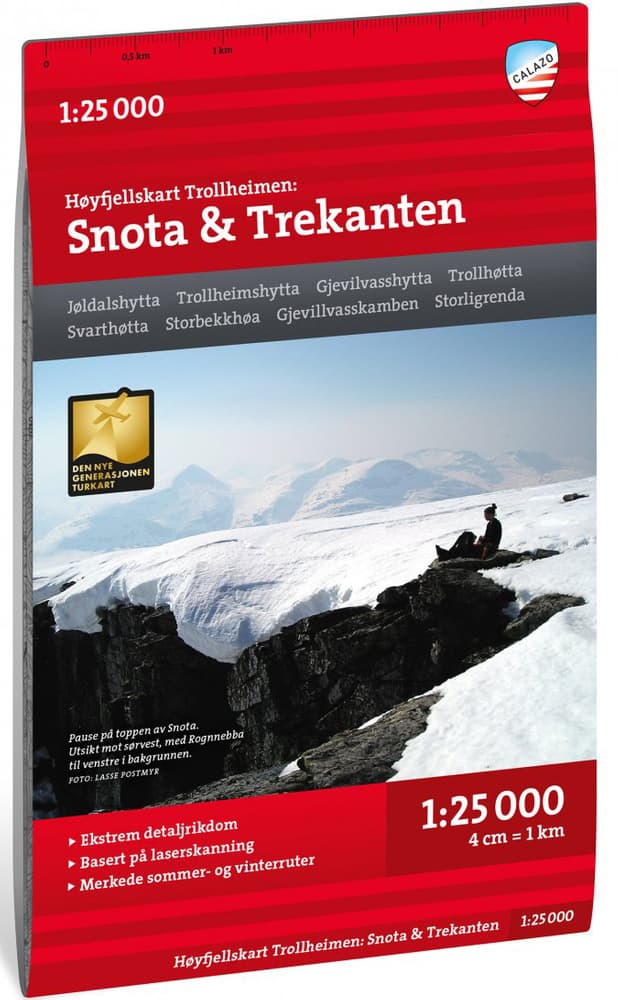 Høyfjellskart Trollheimen: Snota & Trekanten 1:25 000, view: 0