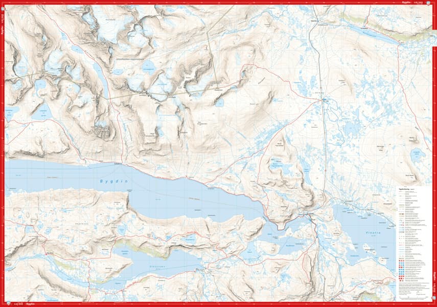 Høyfjellskart Jotunheimen: Besseggen & Bygdin 1:25 000, productDetailPage.view: 2