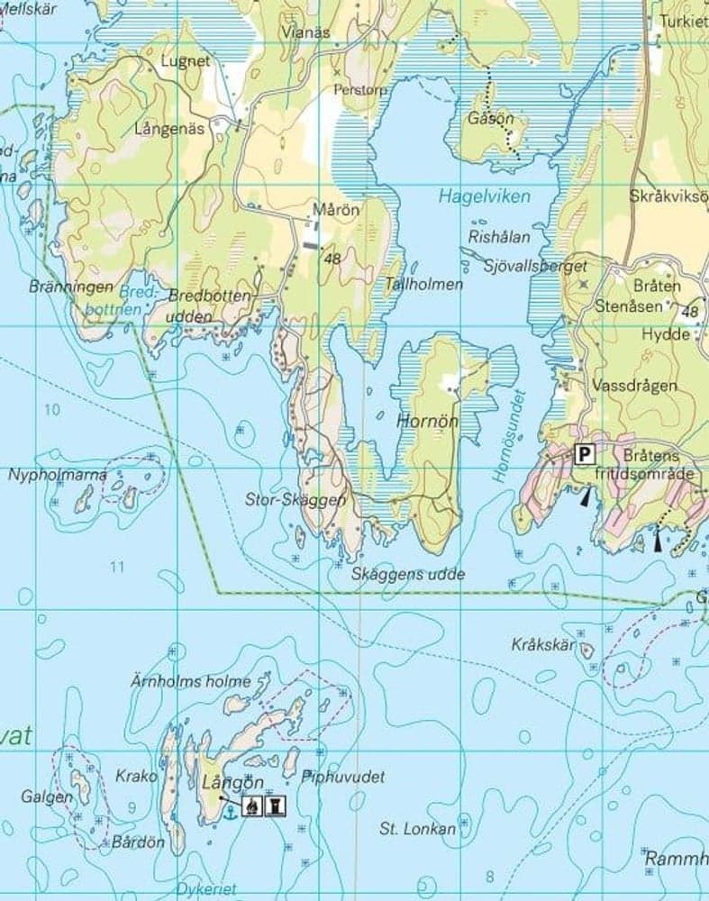 Sjö- & Kustkarta Karlstad & Värmlandsskärgården, view: 1