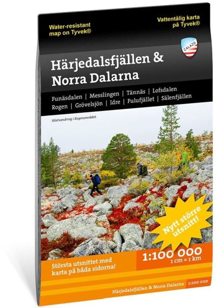 Fjällkarta Härjedalsfjällen & norra Dalarna 1:100 000, view: 0