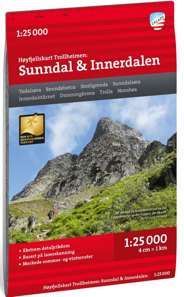 Høyfjellskart Trollheimen: Sunndal & Innerdalen 1:25 000, view: 0