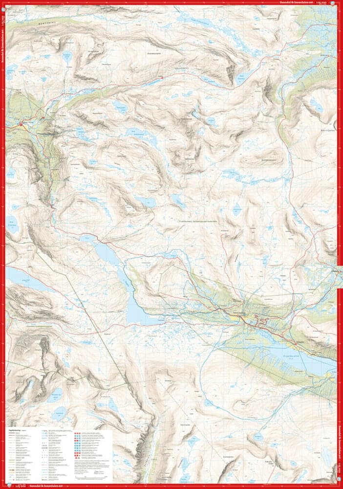Høyfjellskart Trollheimen: Sunndal & Innerdalen 1:25 000, view: 2